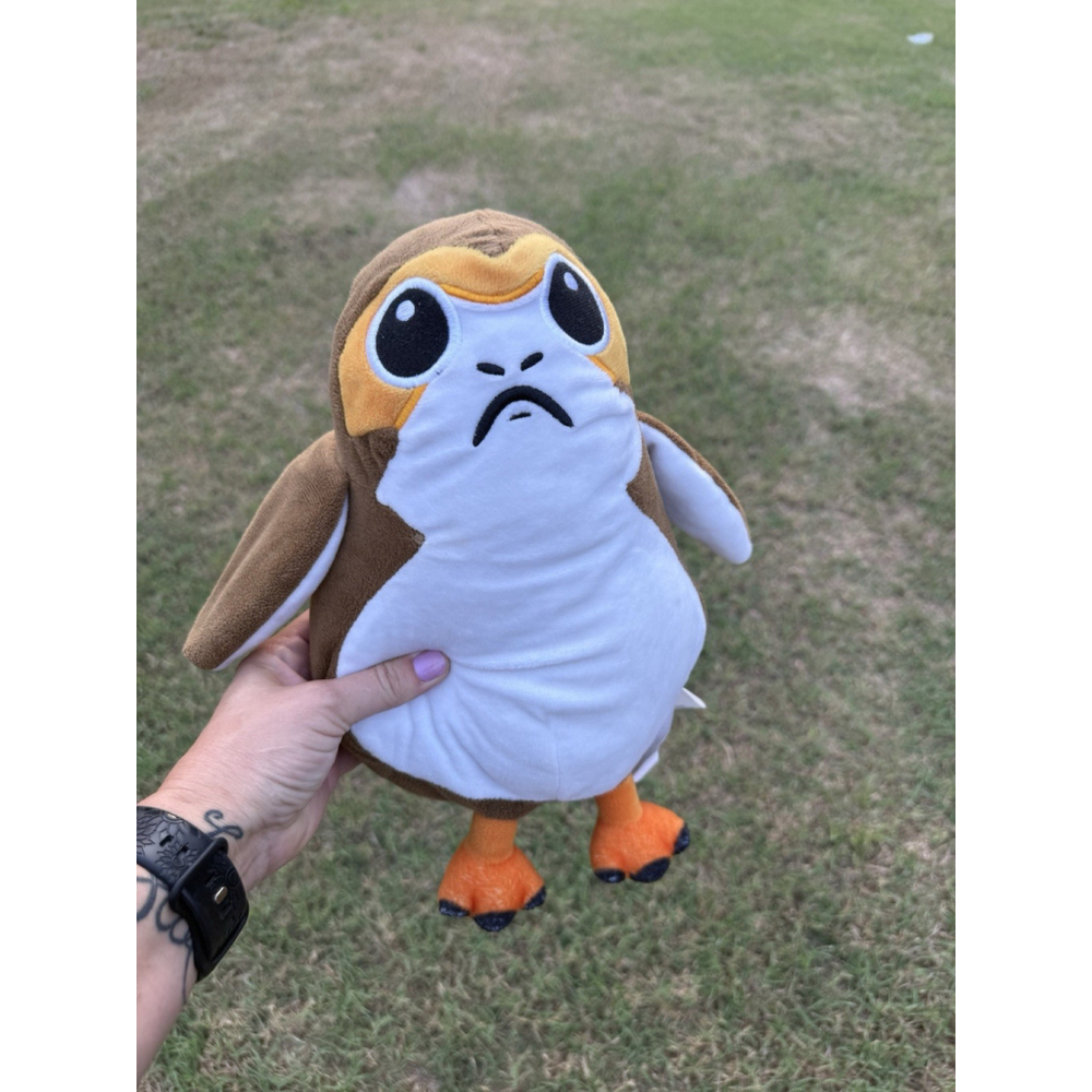 Star Wars Lucas Film Porg Plush 14”Plush Toy Northwest EUC